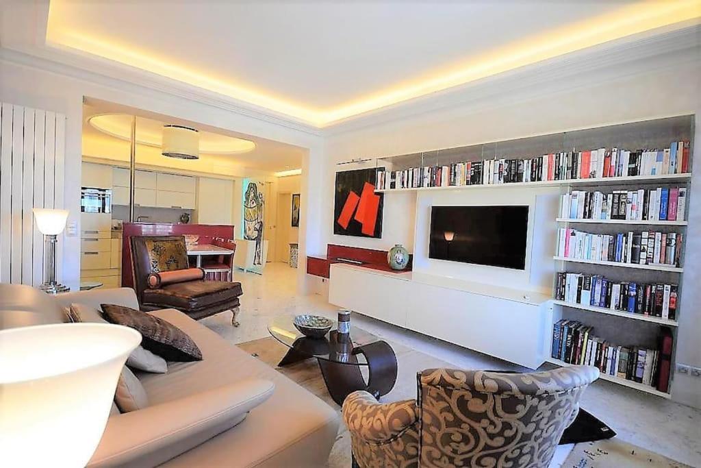Palais Miramar Suite Art Modern - Derniere Etages Vue Mer - 75M De Confort - En Face Des Plages -Wifi - Clim Cannes Exterior photo