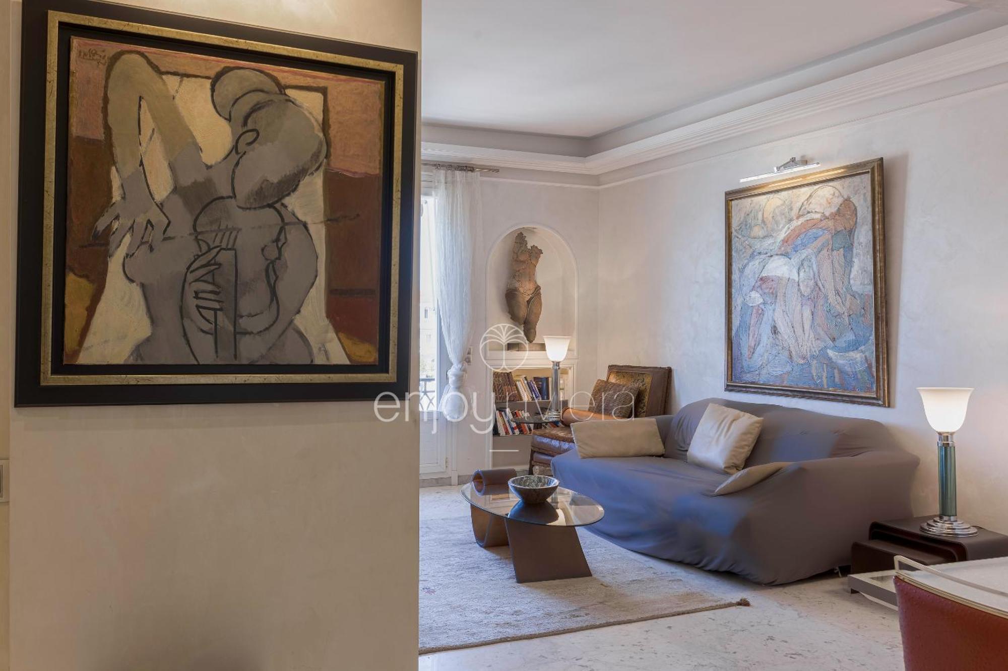 Palais Miramar Suite Art Modern - Derniere Etages Vue Mer - 75M De Confort - En Face Des Plages -Wifi - Clim Cannes Exterior photo