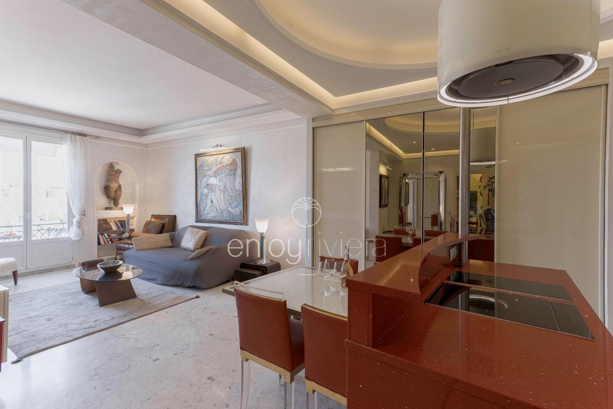 Palais Miramar Suite Art Modern - Derniere Etages Vue Mer - 75M De Confort - En Face Des Plages -Wifi - Clim Cannes Exterior photo