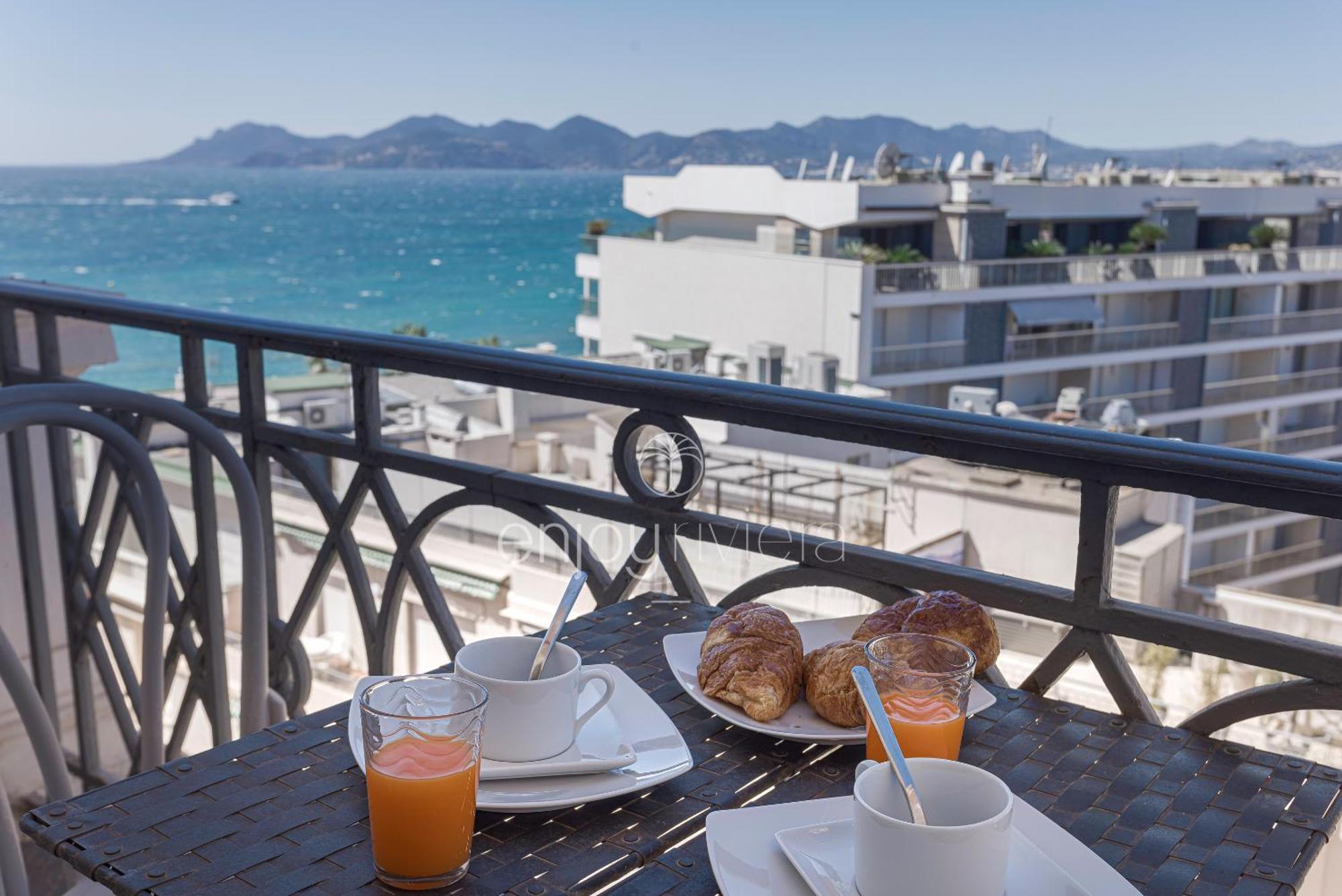 Palais Miramar Suite Art Modern - Derniere Etages Vue Mer - 75M De Confort - En Face Des Plages -Wifi - Clim Cannes Exterior photo